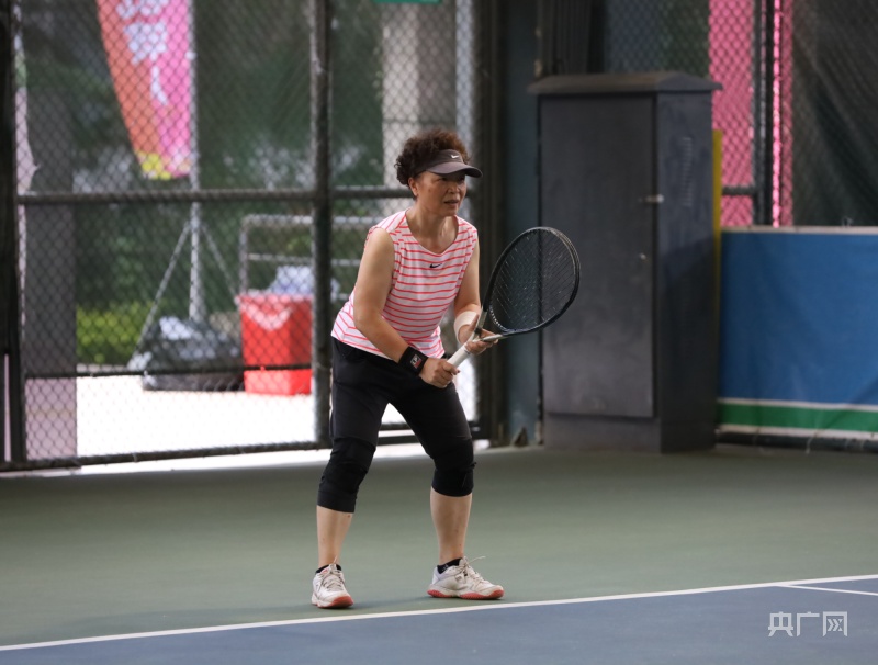 贵州省第九届老年人运动会网球赛开赛