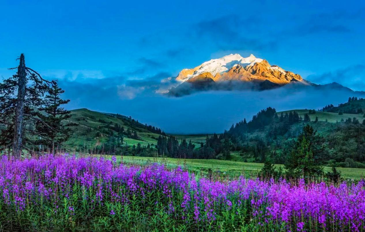 地处青藏高原与四川盆地结合部的甘孜藏族自治州西部,位于中国景观