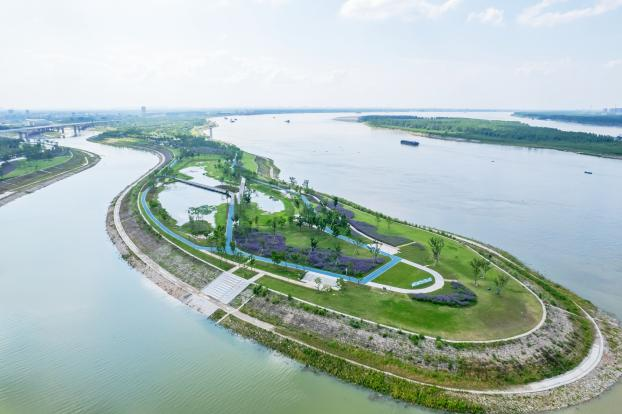 鄂州樊口江滩公园试运营对外开放