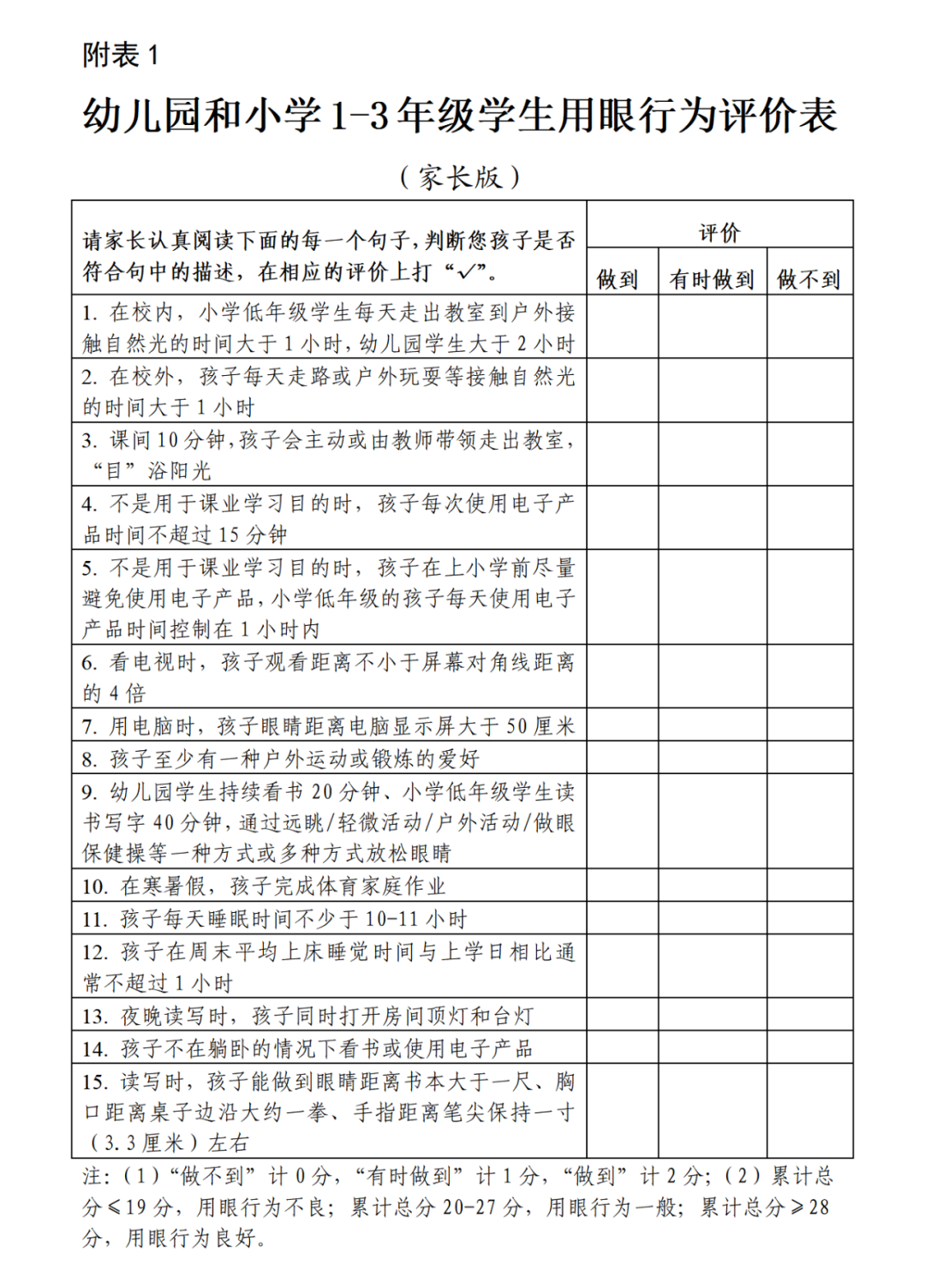 《儿童青少年近视防控公共卫生综合干预技术指南》印发