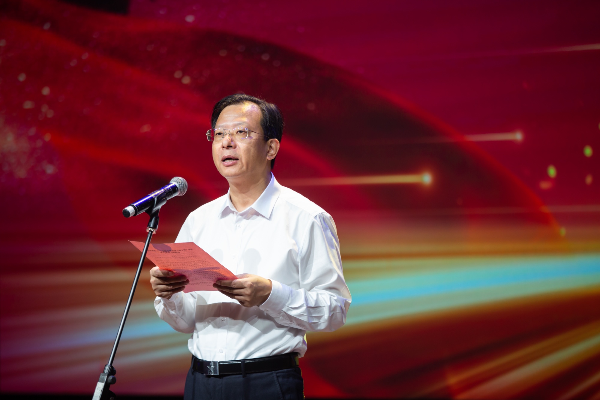 南通市委常委,通州区委书记张建华致辞(通讯员供图)南通市委常委,通州