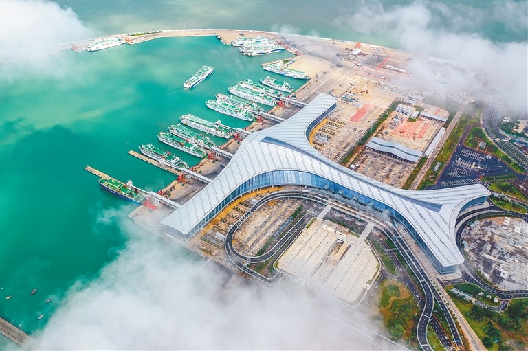 海口新海港客运综合枢纽站将启动竣工验收