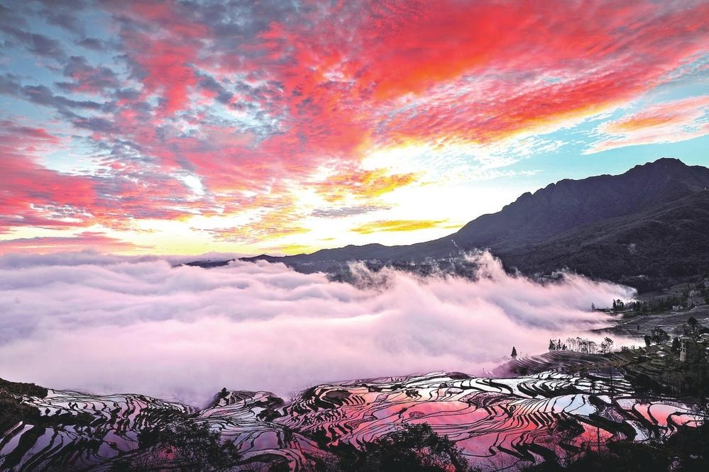 红河州云上梯田梦想红河