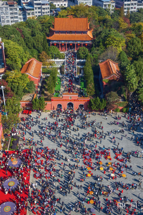 盘王殿广场(央广网发  李忠林  摄)永州市委书记朱洪武,市委常委,市委