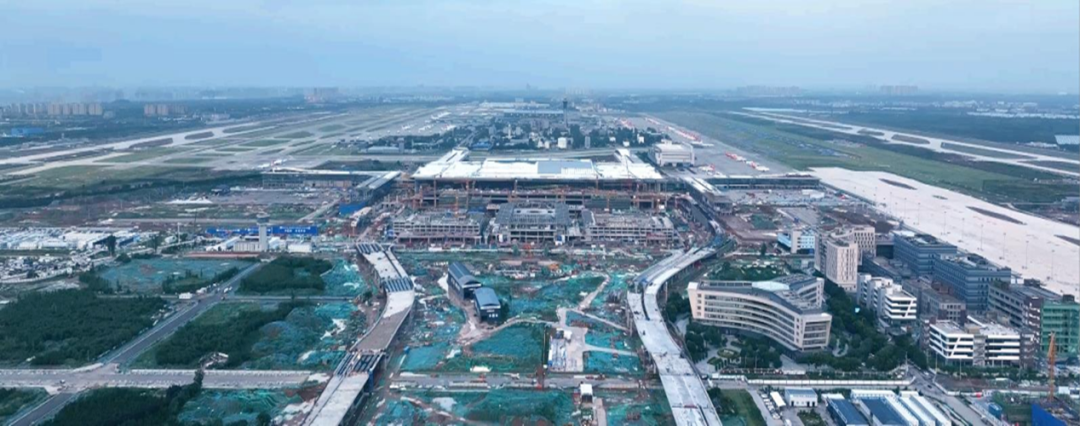 西咸新区空港新城T5站前商务区市政基础设施项目主体完工
