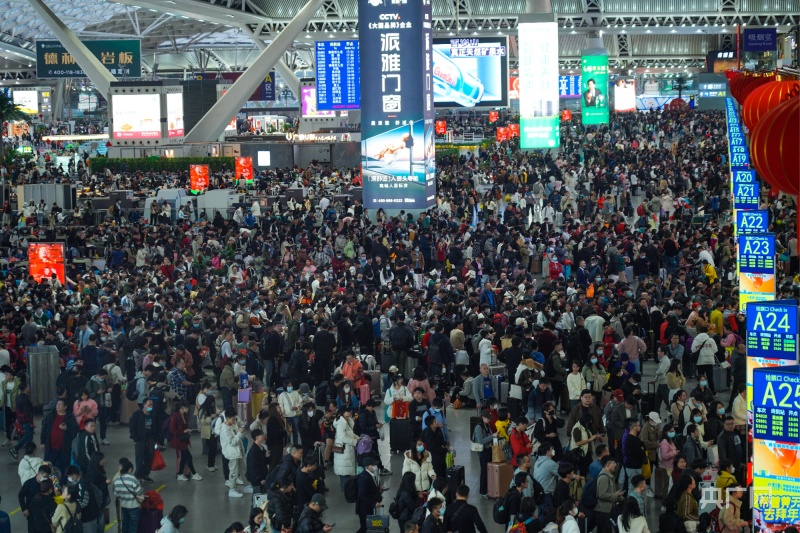 春运广铁累计到发旅客近1.4亿人次