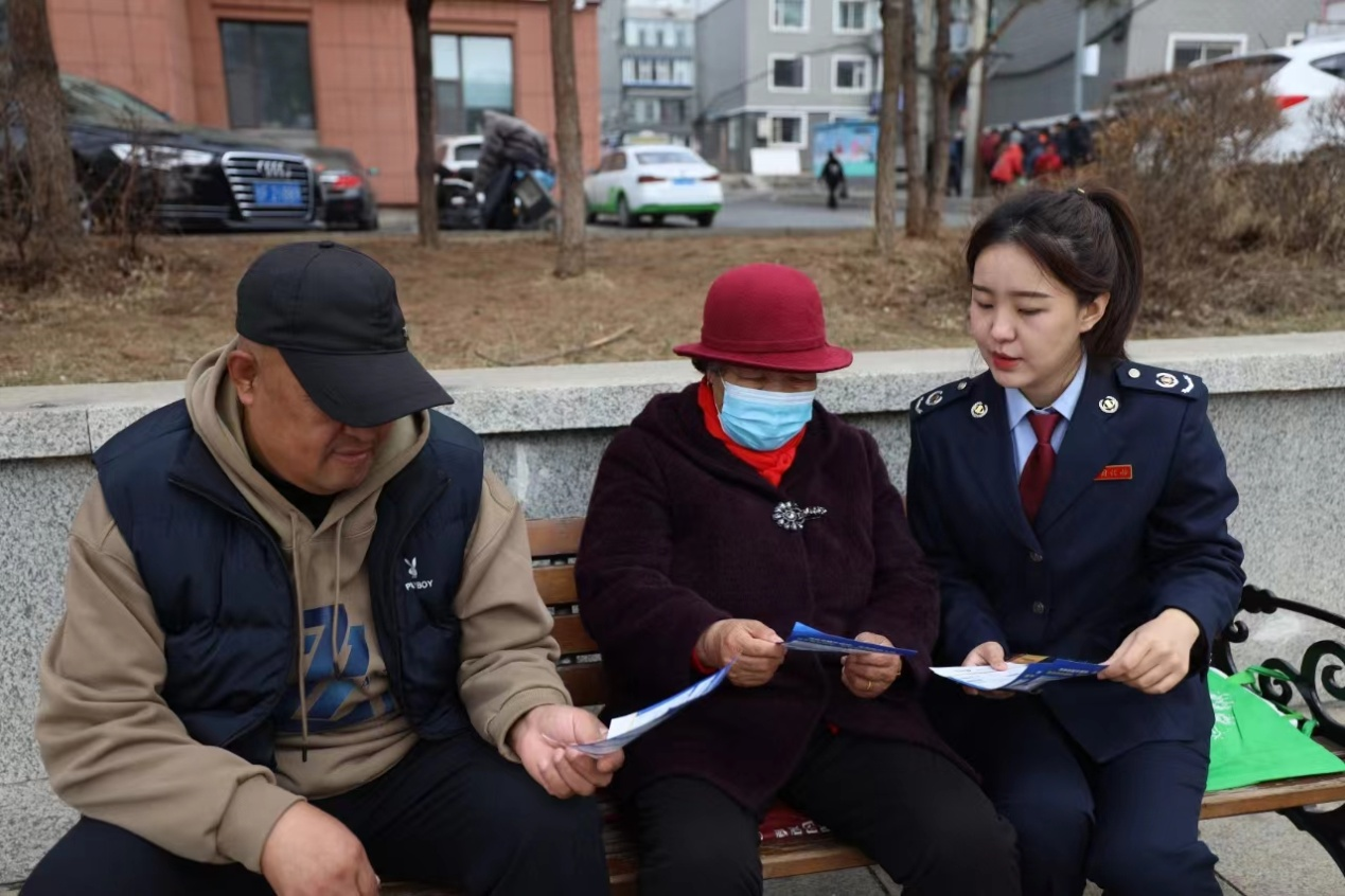 长白县税务局最美税宣号驶入春风里