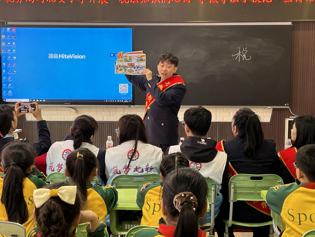 龙井市税务局税润童心常相伴税法宣传正当时