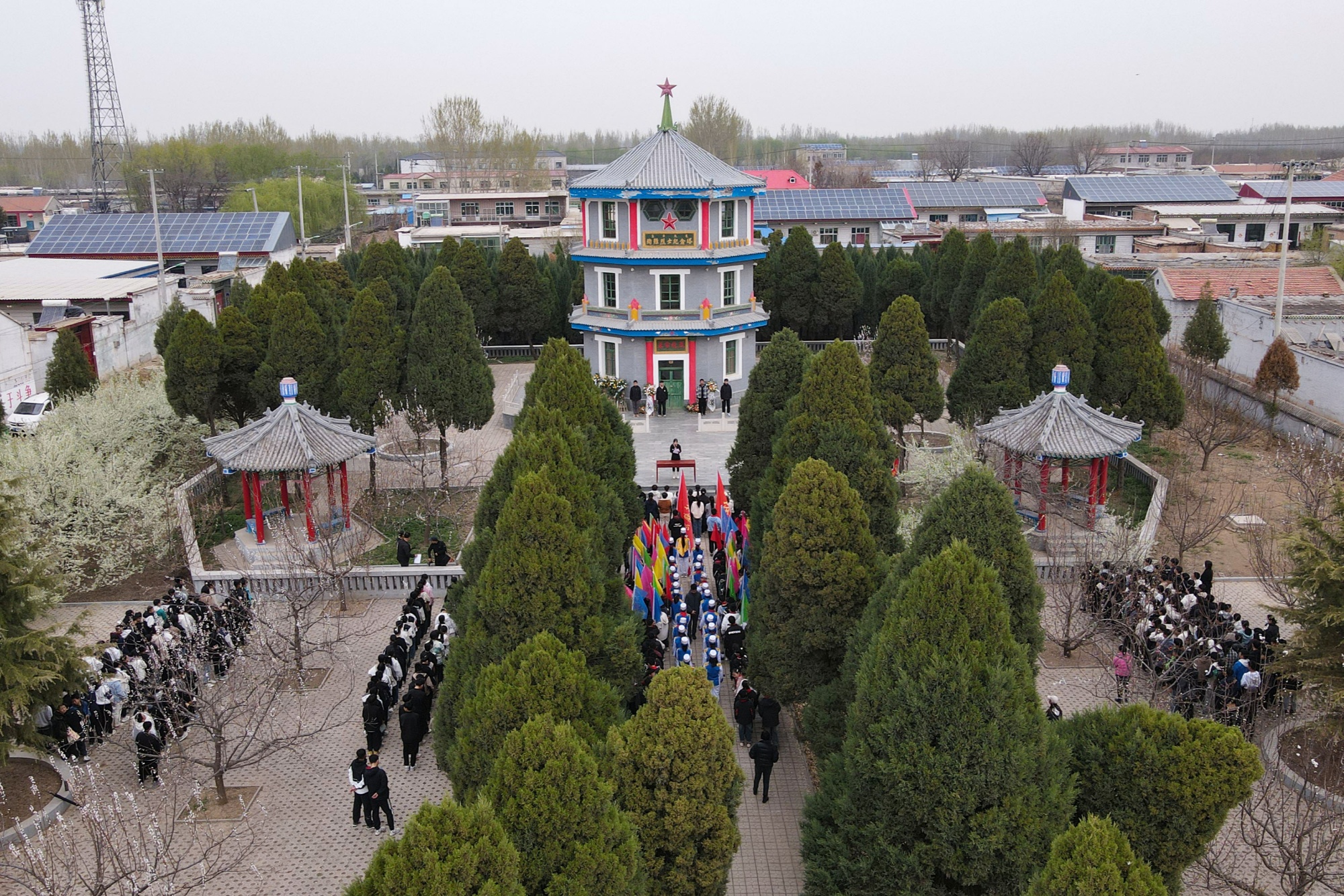 河北高阳缅怀革命先烈赓续红色血脉