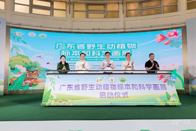 广东省野生动植物标本和科学画展举办