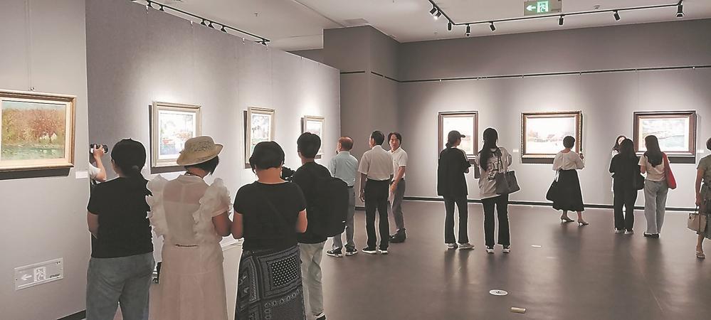 旅法画家林鸣岗油画艺术展开幕