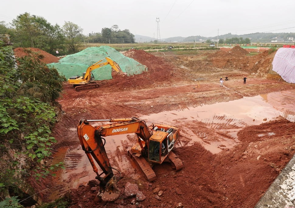 湖南湘乡市增发国债水利项目建设火狐电竞正酣(图2)