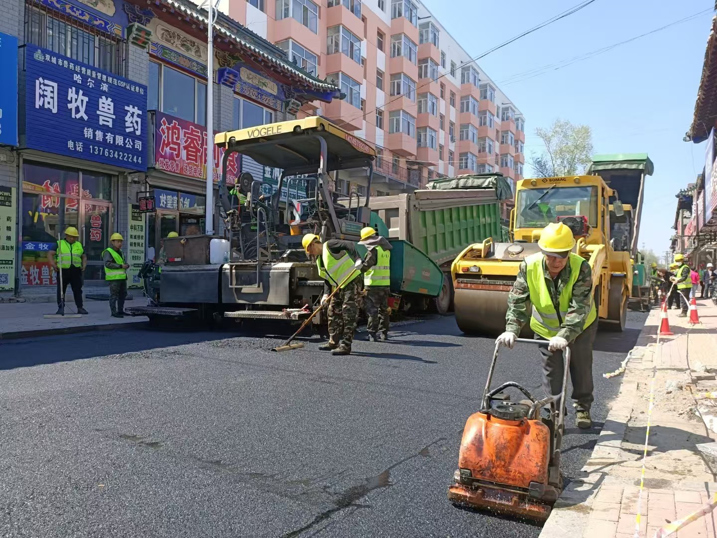 尊龙凯时app哈尔滨市双城区多措并举扮靓城区迎亚冬(图2)