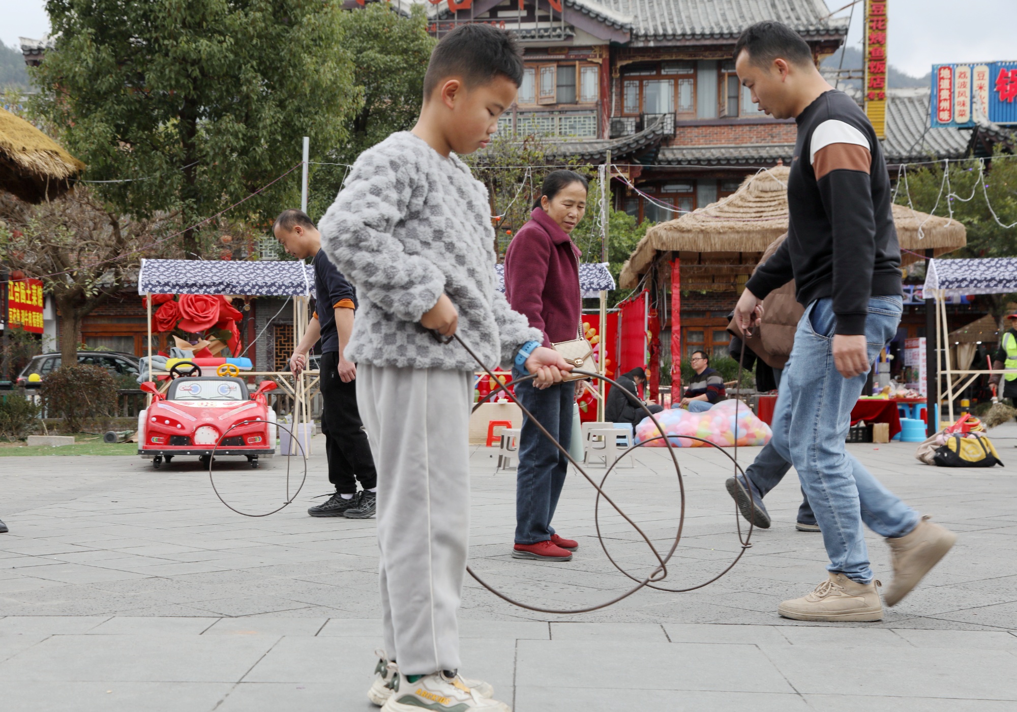 贵州荔波：年味“动”起来 全民健身迎新春