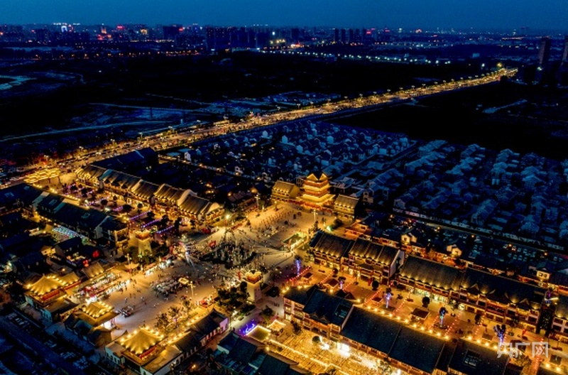 河南驻马店驿城区：古驿流光焕新彩 夜游天中韵无穷