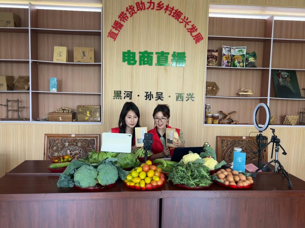 孙吴县西兴乡: 干部直播带货 打开农产品新销路_央广网