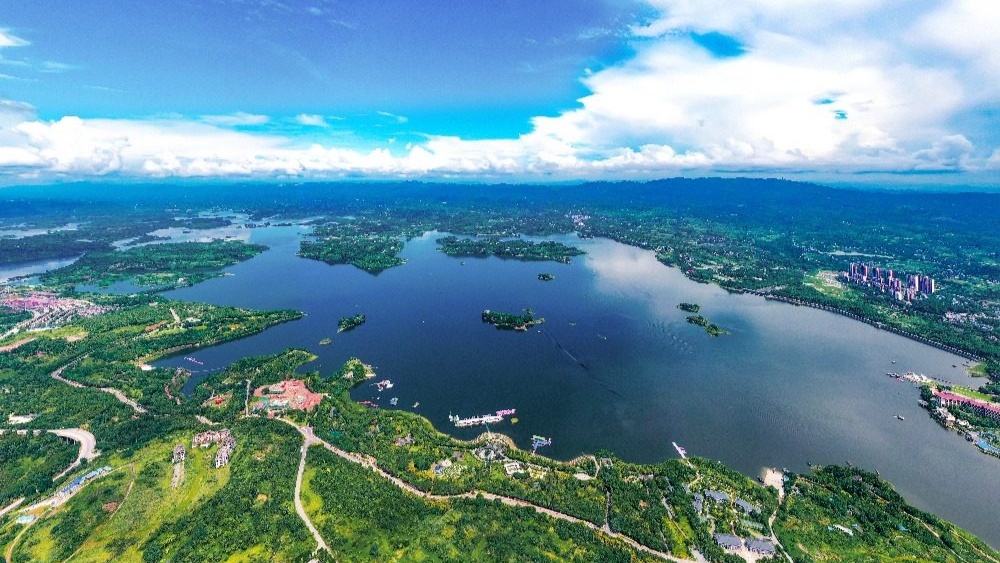 KU集團重庆长寿湖：从|原神凝光肉身待客|荒滩浊水到美丽河湖
