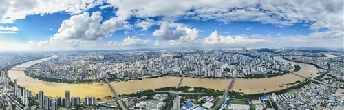 广西南宁江河防洪设施运行总体平稳