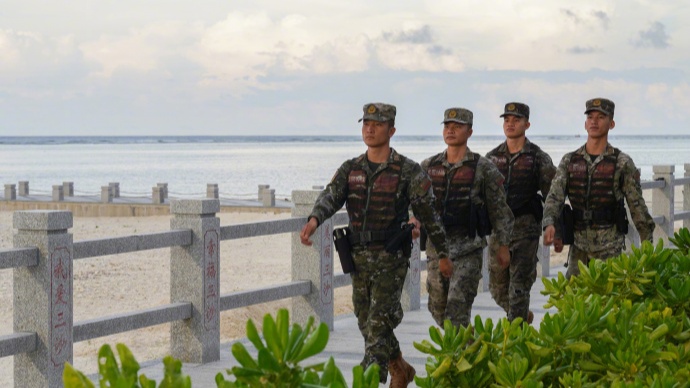 武警海南总队守卫海岛安宁