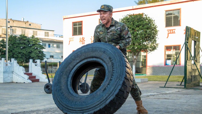 直击广西崇左武警支队练兵现场