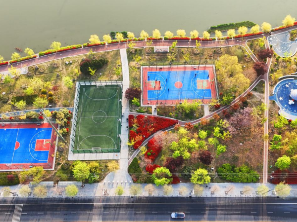 海州区构建10分钟健身圈