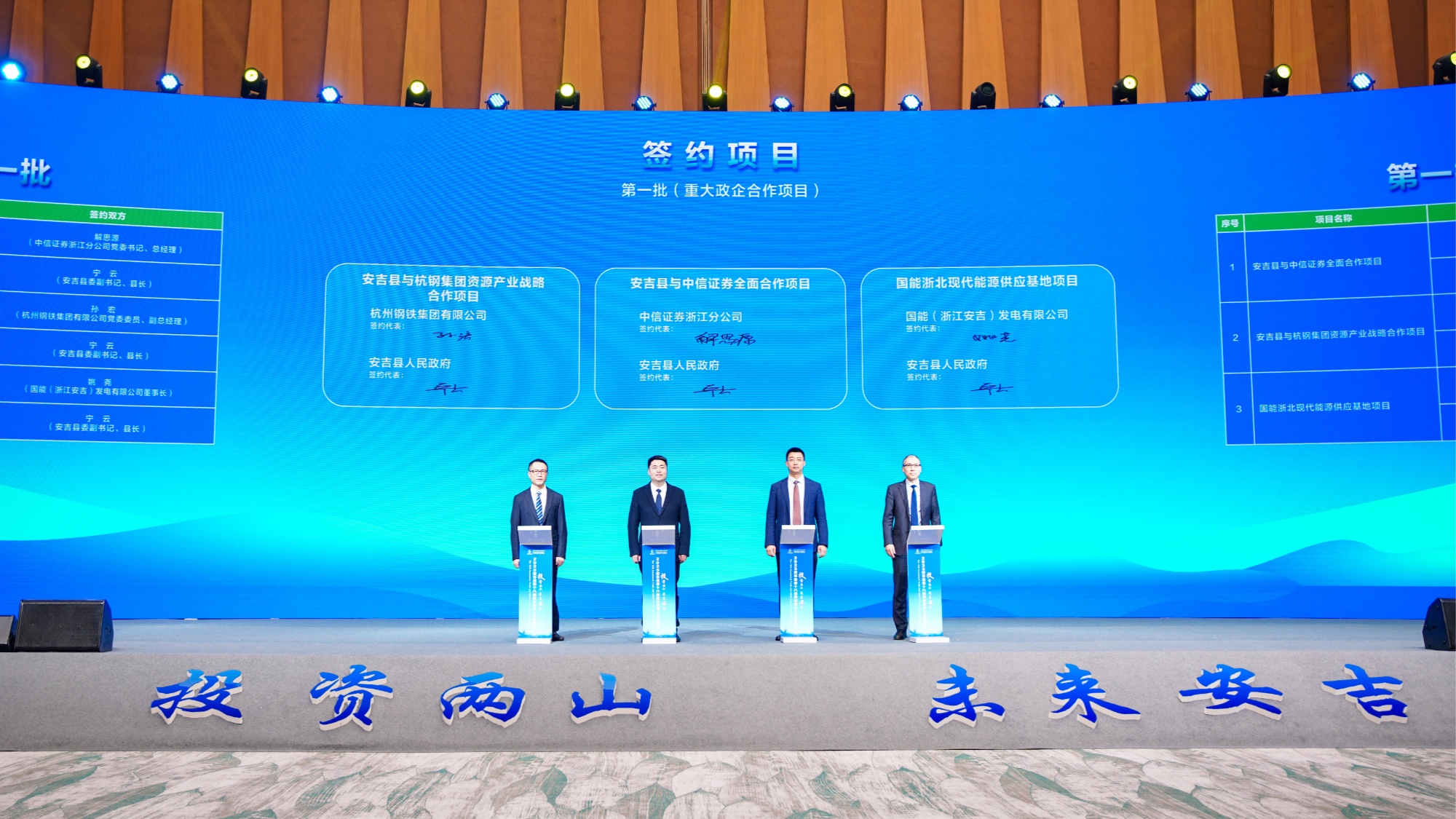 安且吉兮梦入怀一场推介会谈出百亿项目