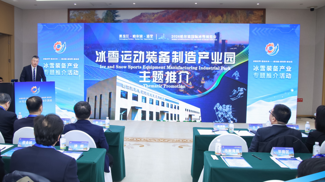 2026哈尔滨冰博会举行冰雪装备产业专题推介(图3)