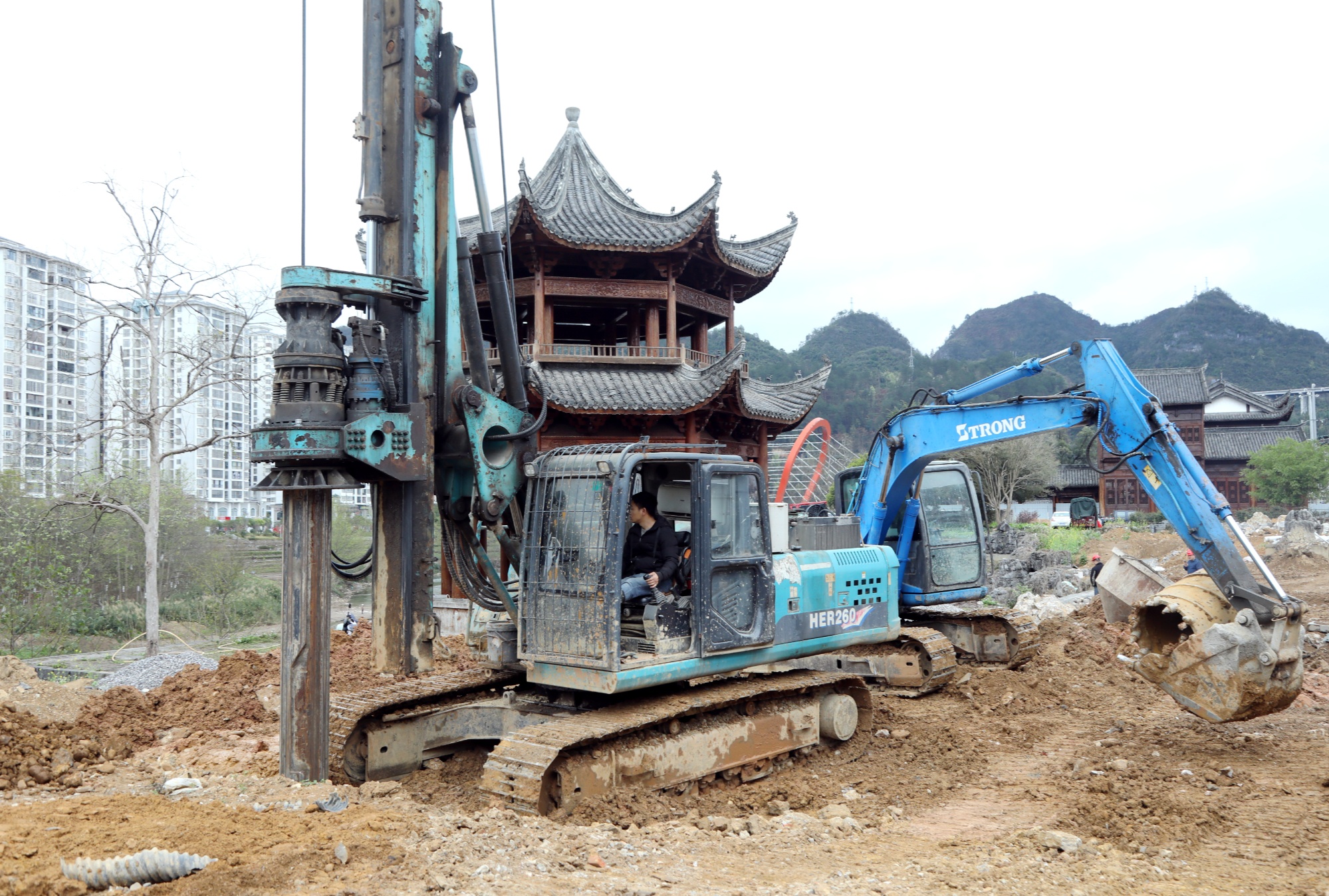 开工即冲刺！贵州荔波樟江幸福河湖项目建设正酣