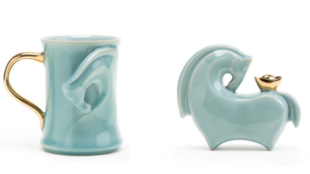 天津理工大学打造马年青瓷文创作品(图2)