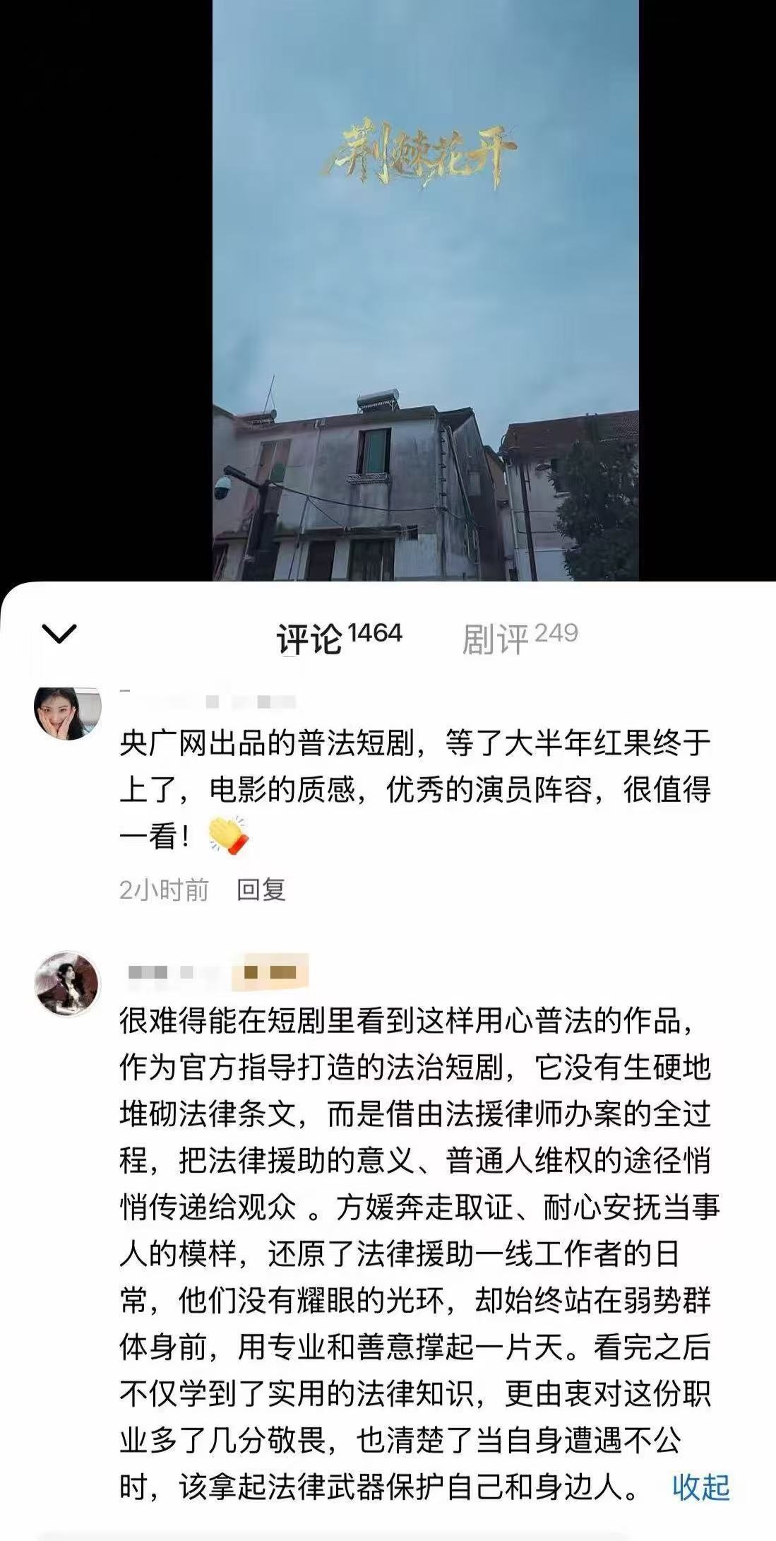 高分好评！《荆棘花开》播出后反响热烈 网友：最动人的从来不是悬疑反转