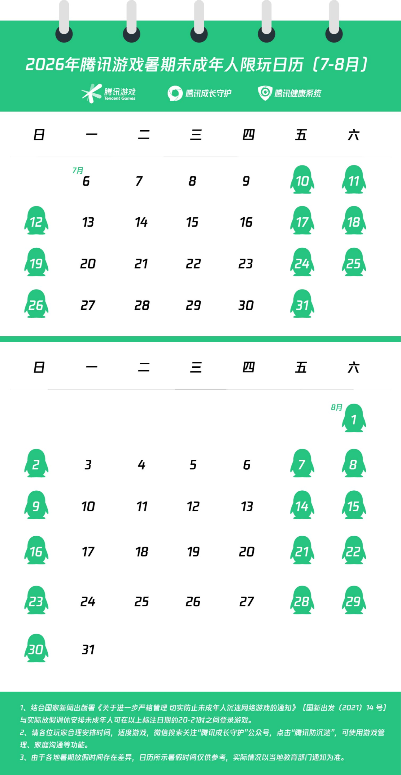 腾讯游戏发布2026暑期未保专项升级AI双引擎防沉迷模式(图1)