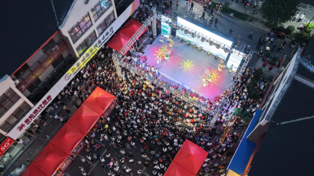 连云港灌南县：古镇汤沟开启“醉”美夏夜