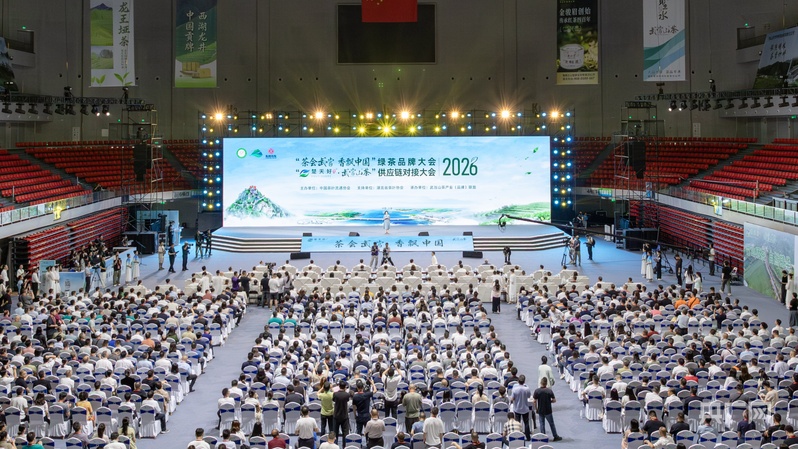 茶会武当香飘中国2026绿茶品牌大会暨武当山茶供应链对接大会在十堰举行(图1)