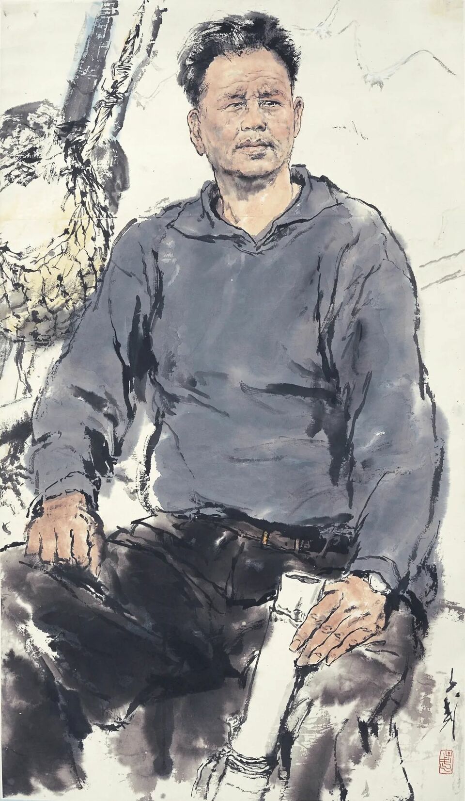 田黎明：近山者厚——读王子武先生水墨人物画有感_央广网