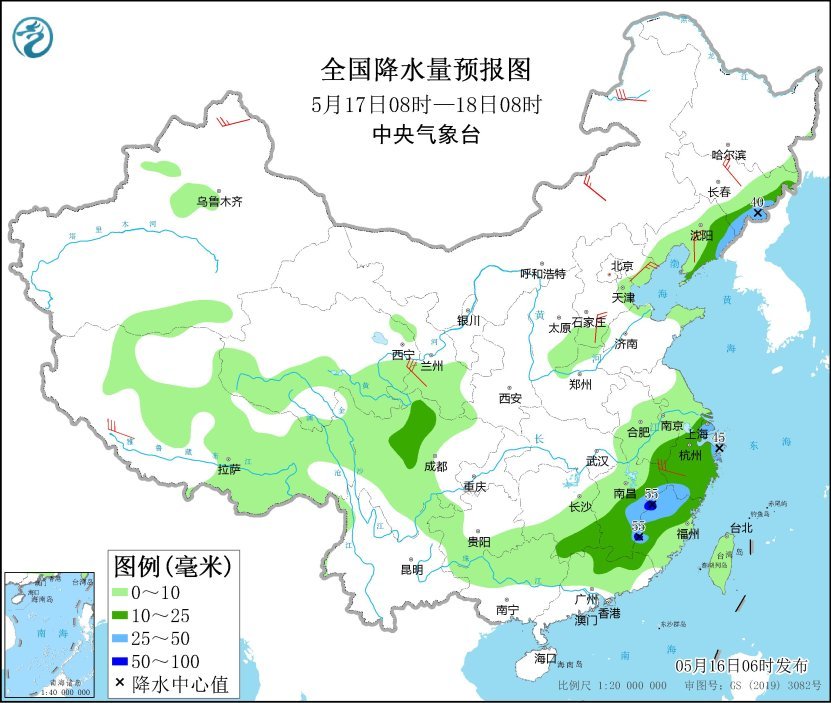 江南等地将有明显降雨 北方地区有强对流