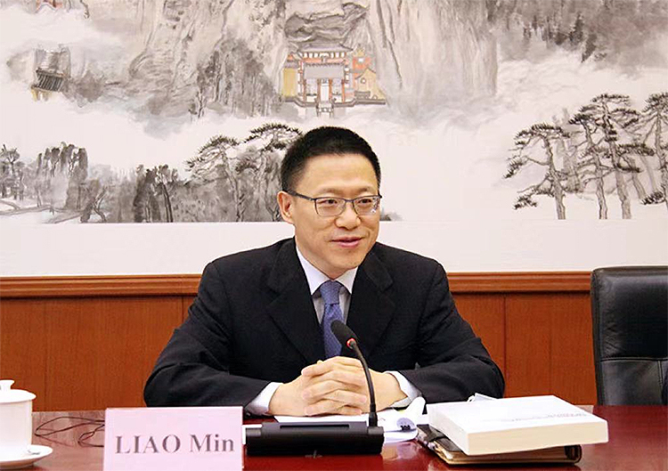 中央财经委员会办公室副主任,财政部副部长廖岷就美财政部部长耶伦