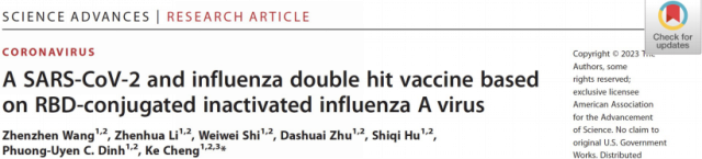 新研究：新型疫苗或可同时预防新冠、流感