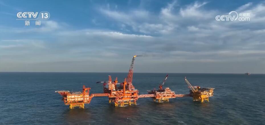 中国海上油井图片