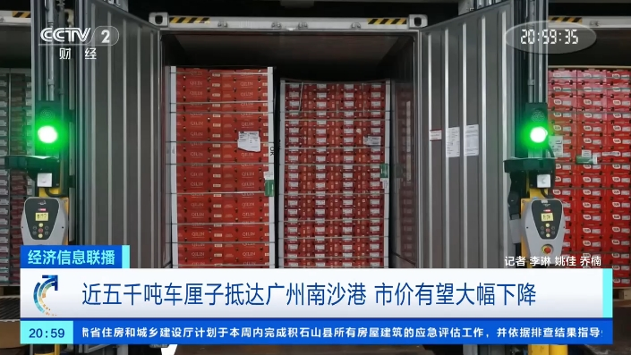 市价有望便宜四成！春节前南沙港或迎8万吨车厘子进口完美电竞(图2)