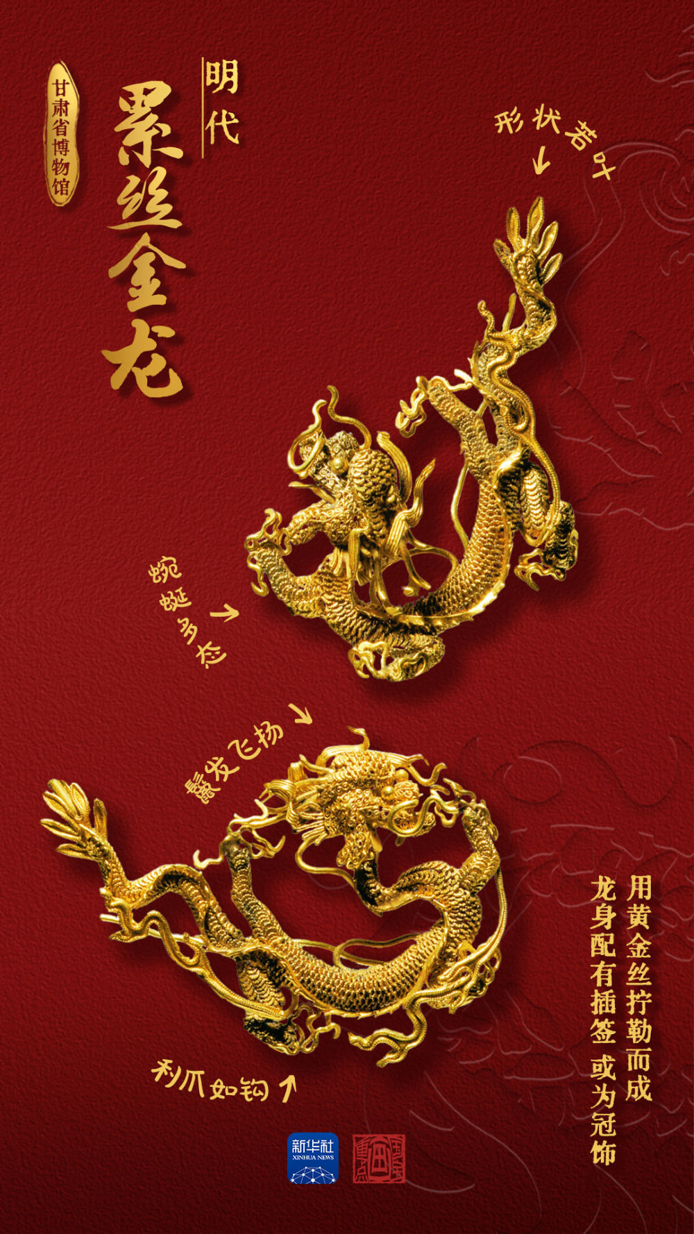 国宝画重点丨农历龙年来数龙,一条龙、两条龙、三条龙……_央广网