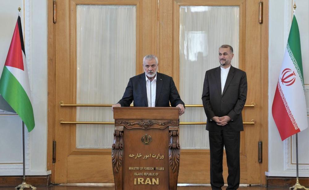 哈马斯政治局领导人访问伊朗称以色列正在失去国际支持