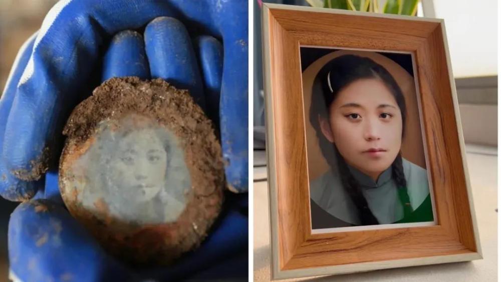 烈士紧握82年的照片被修复了 这是两代中国青年的“相遇”