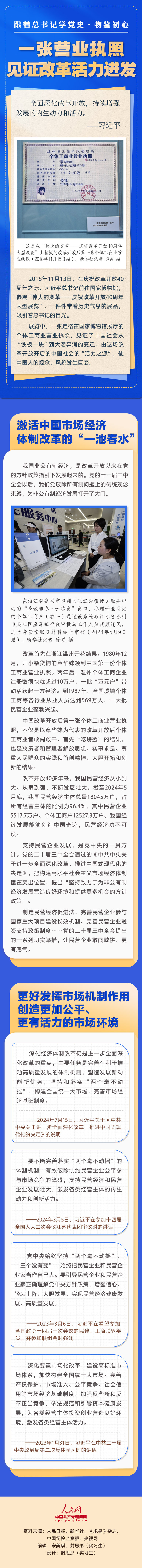 【跟着总书记学党史·物鉴初心】改革为人民丨一张营业执照 见证改革