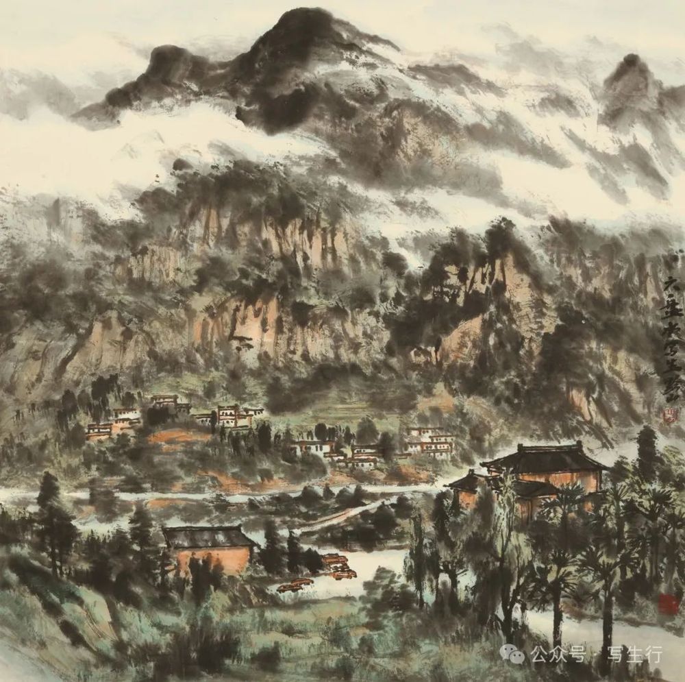 写生行  ||  黔山墨境  岳黔山  山水画写生作品选