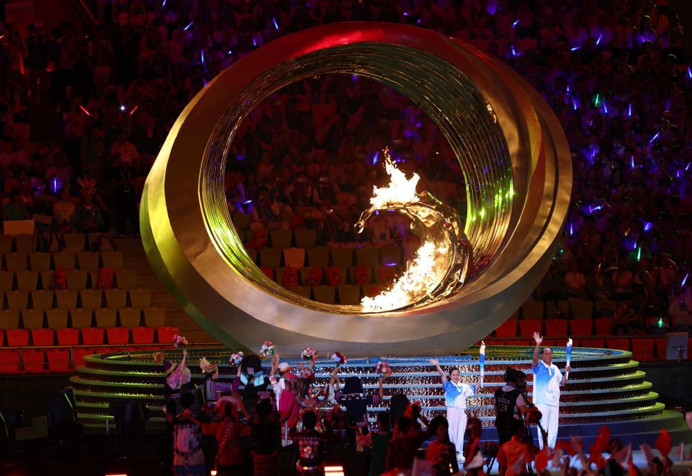 “同心圆”里的“大团圆”——第十二届全国少数民族传统体育运动会开幕式六大亮点(图3)