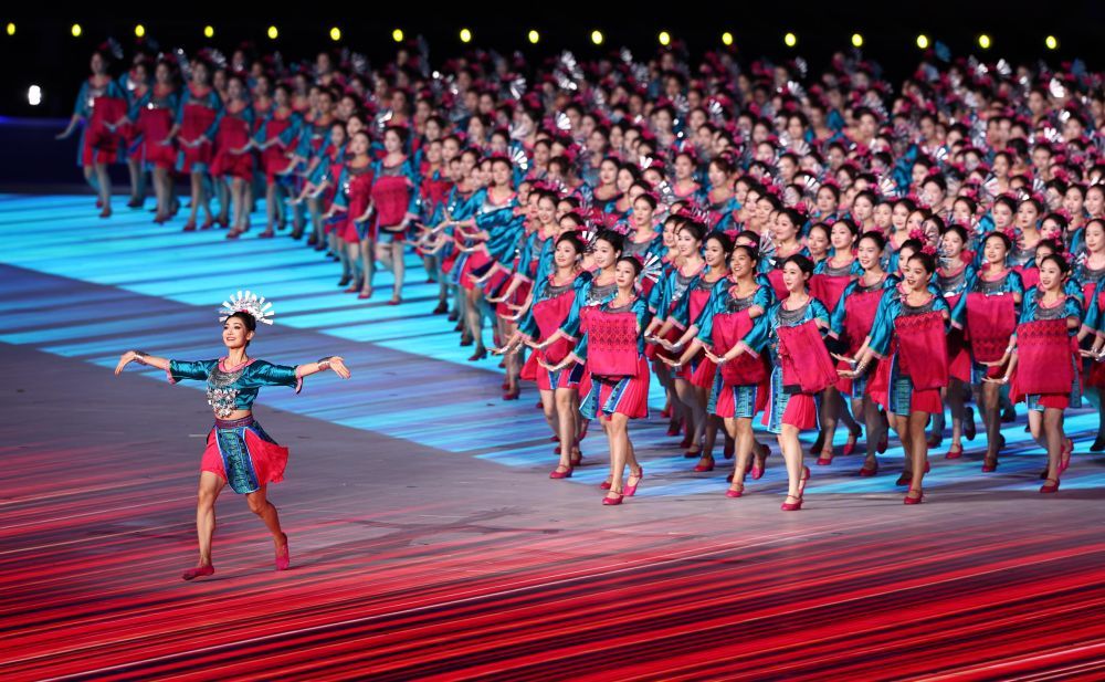 “同心圆”里的“大团圆”——第十二届全国少数民族传统体育运动会开幕式六大亮点(图6)