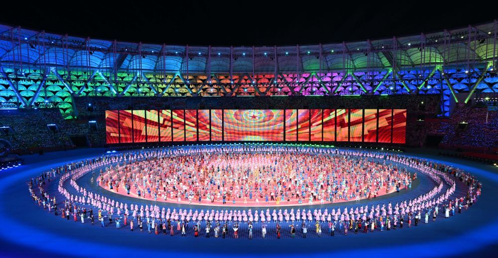 “同心圆”里的“大团圆”——第十二届全国少数民族传统体育运动会开幕式六大亮点(图1)