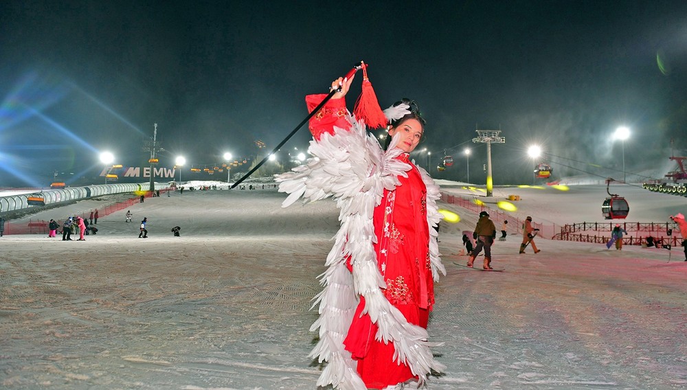 吉林市万科松花湖冰雪秀系列活动影视秀见闻