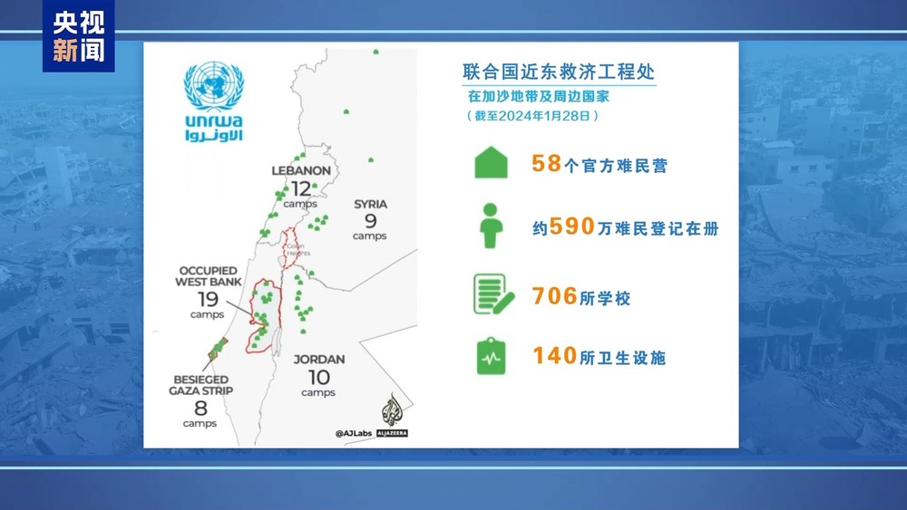 联合国近东救济工程处称以色列禁令将带来灾难性影响_央广网
