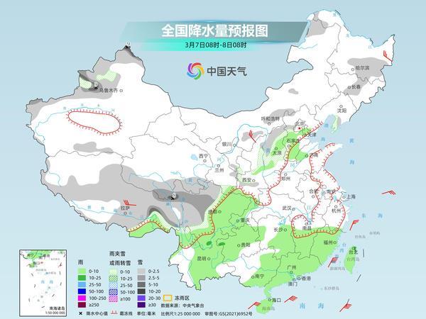 本周末多地暖意洋洋！北方升温进行时 南方阴雨持续